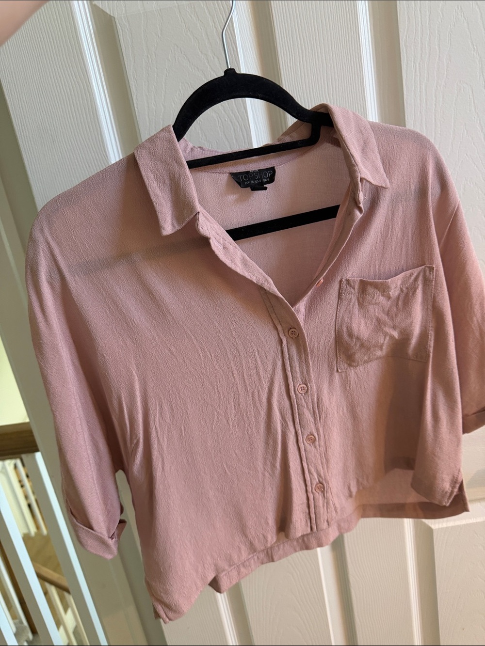 Women’s crepe collared t shirt